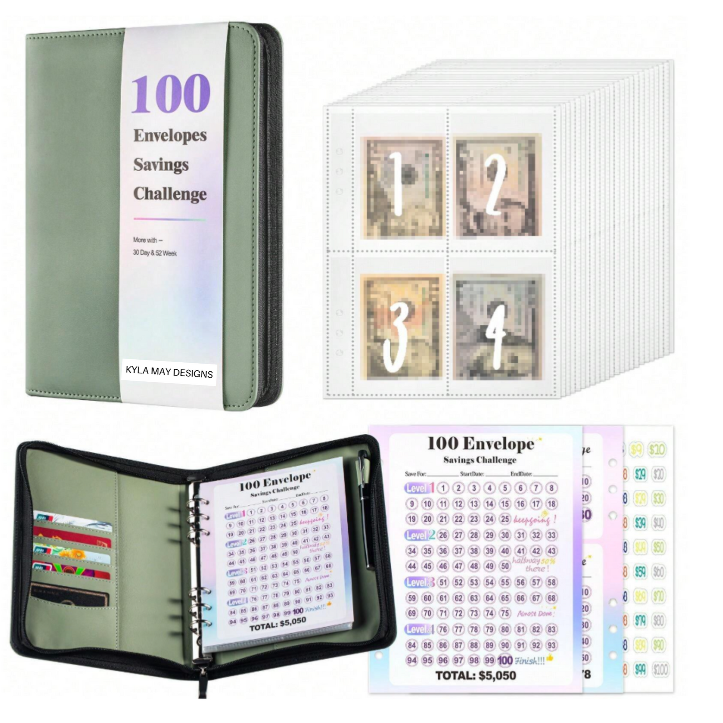 100 Envelope Savings Challenge