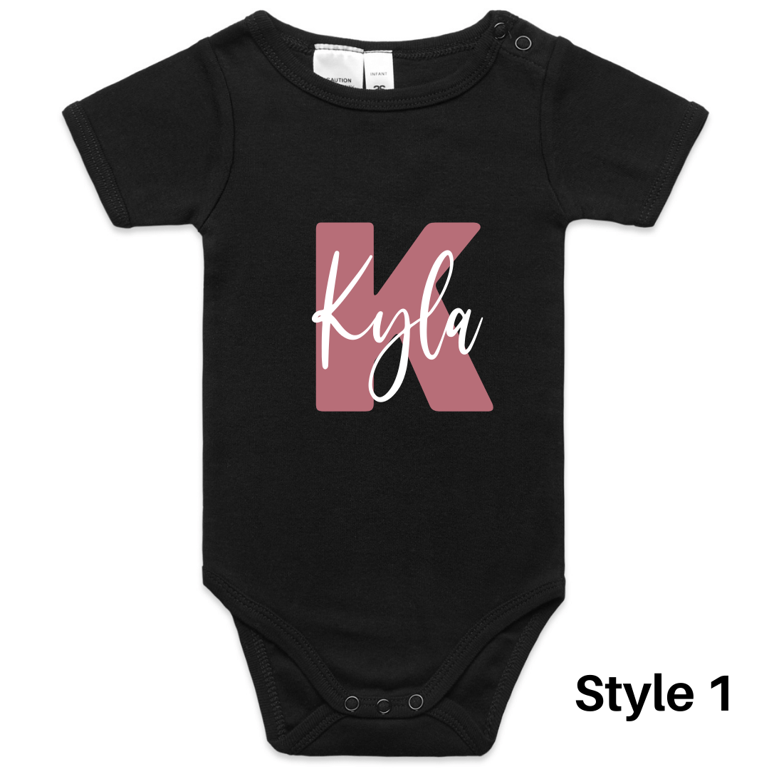 Personalised Baby Name Onesie