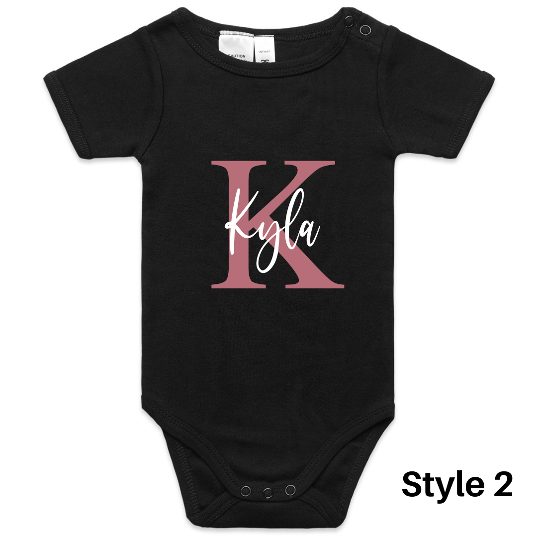 Personalised Baby Name Onesie