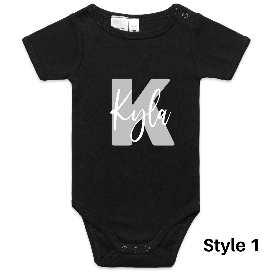 Personalised Baby Name Onesie