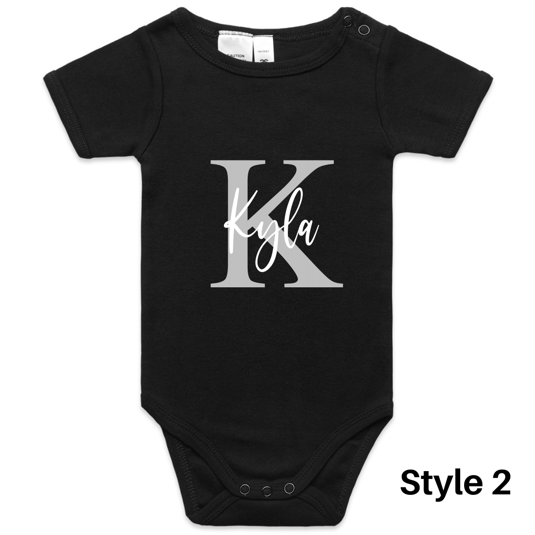 Personalised Baby Name Onesie