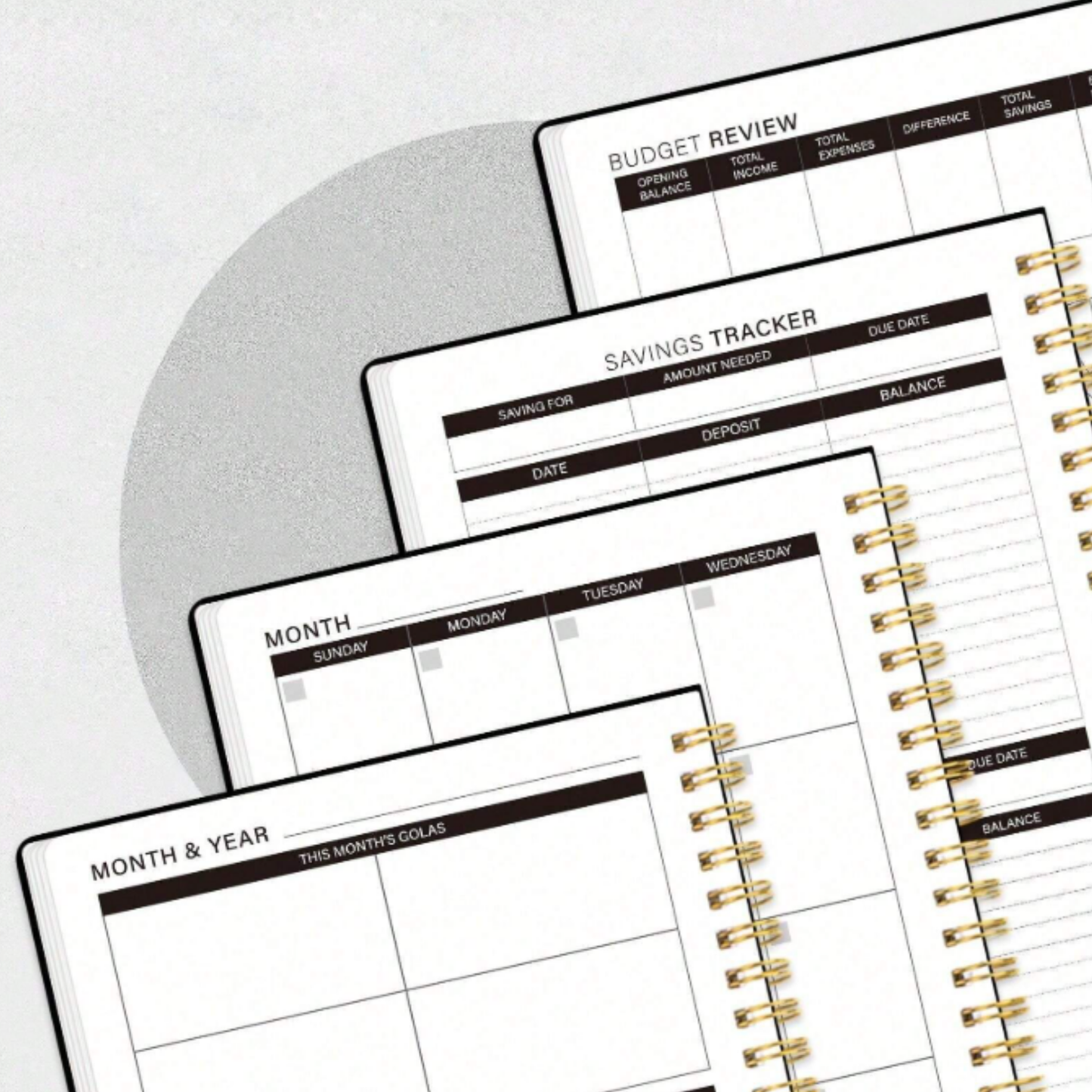Undated Budget Planner