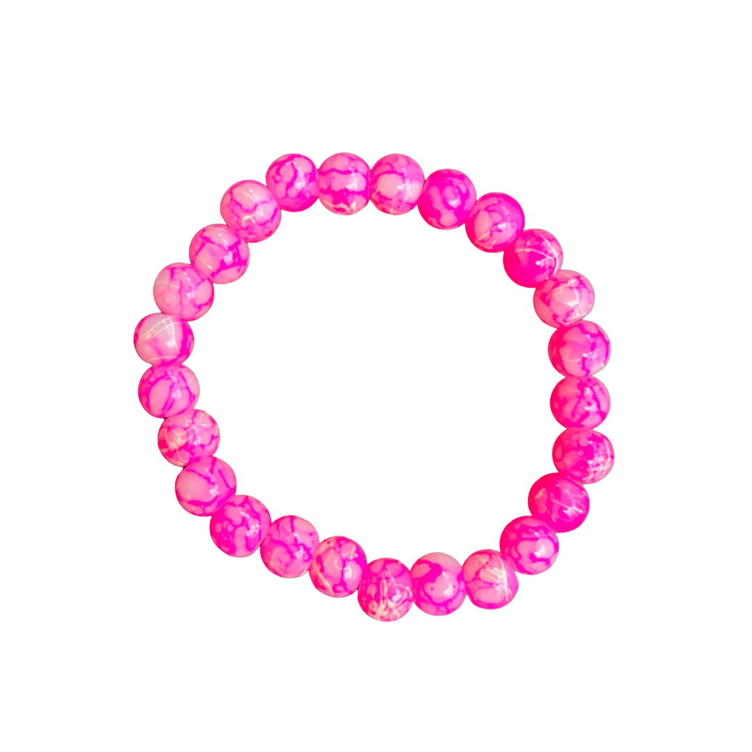 Patterned Glass Beaded Bracelets