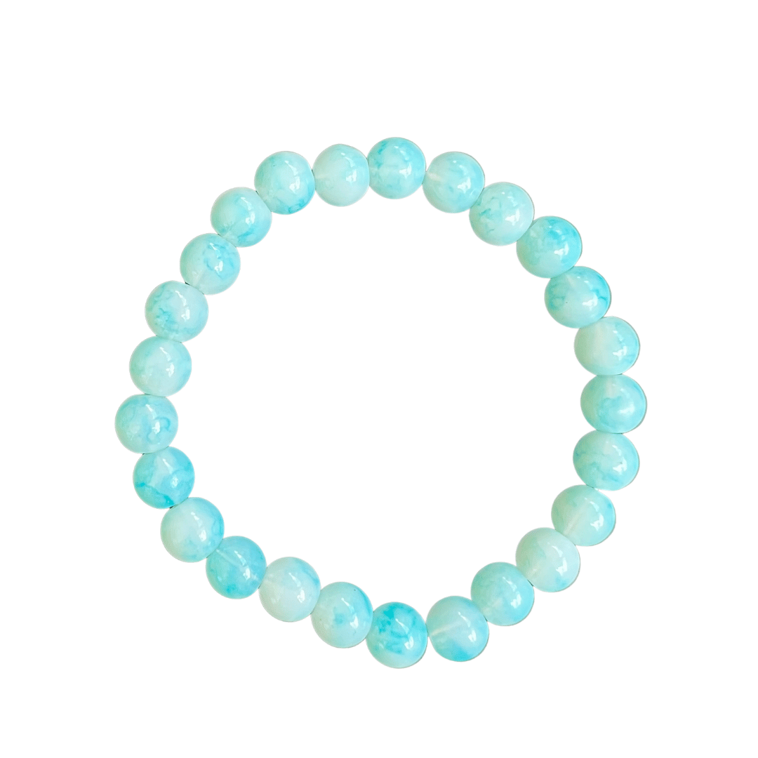 Patterned Glass Beaded Bracelets