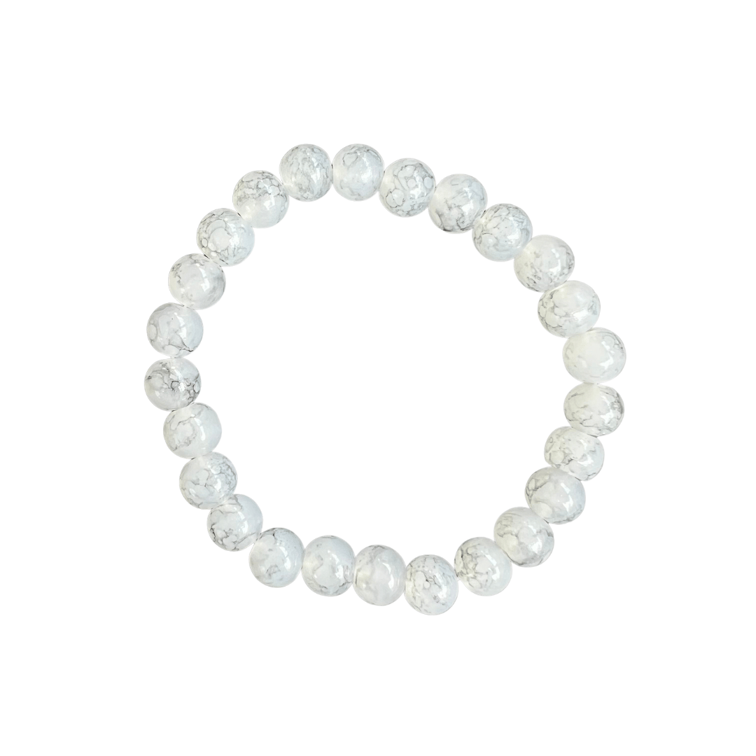 Patterned Glass Beaded Bracelets