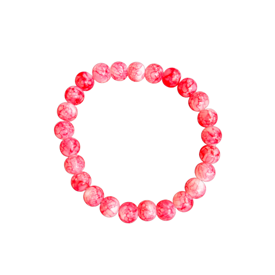 Patterned Glass Beaded Bracelets