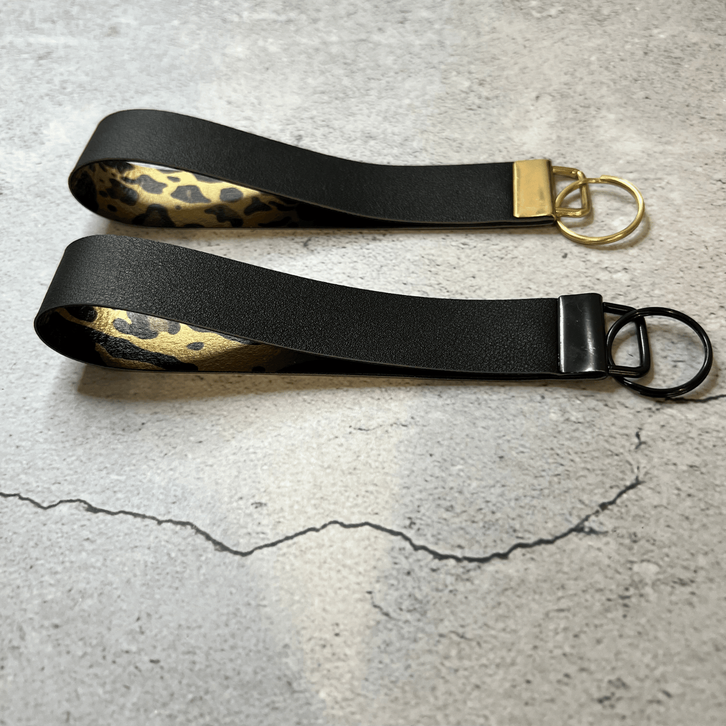 Ray Faux Leather Wristlet Keychain