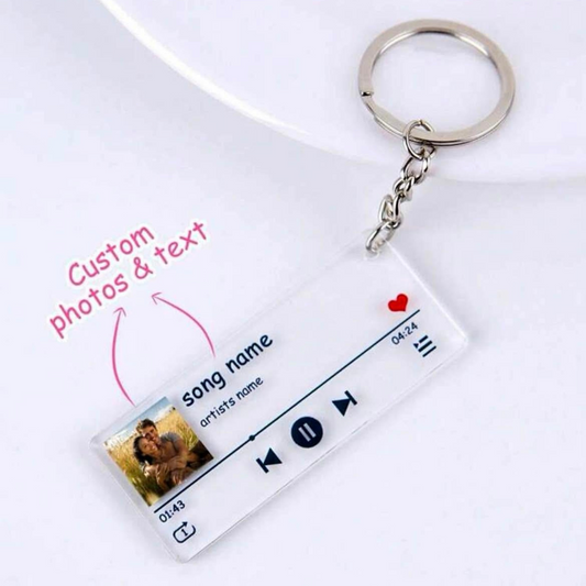 Custom Song Keychain