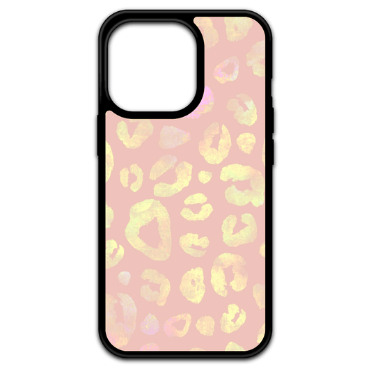 Pink and Gold Leopard Case