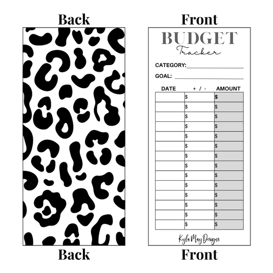 Budget Tracker Sheets