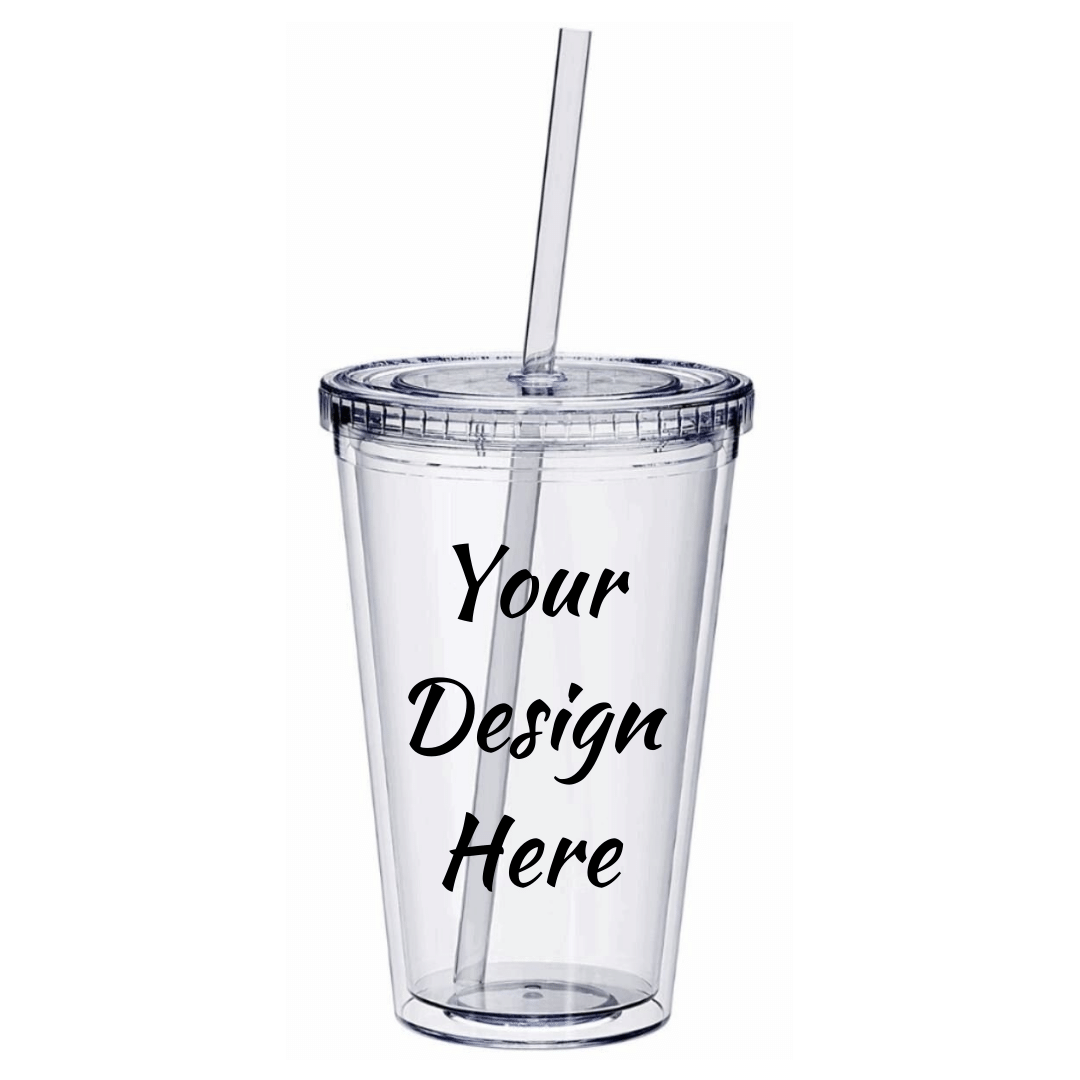 Custom Acrylic Milkshake Tumbler - 473ml (16oz) – Kyla May Designs