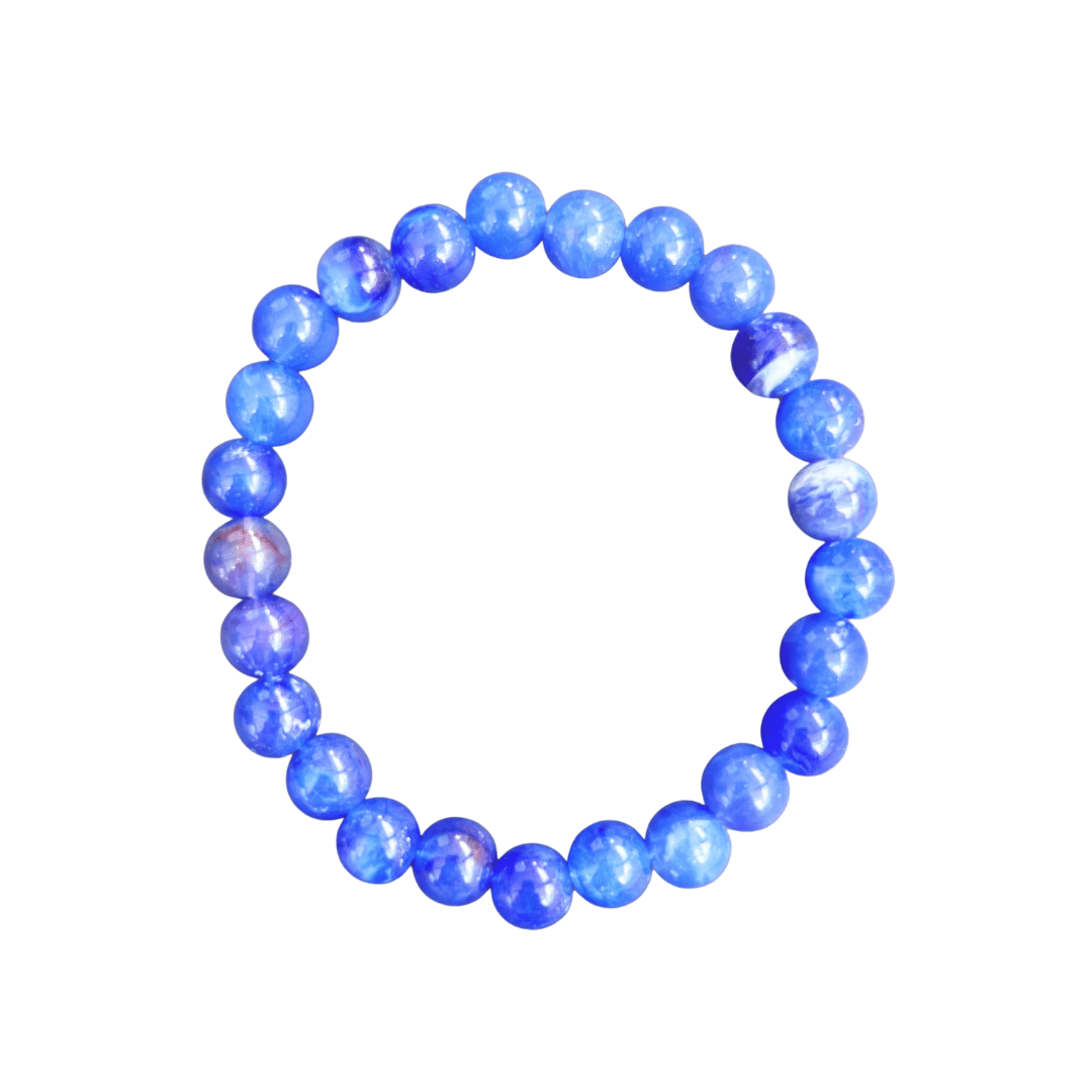 Blue Beaded Bracelet