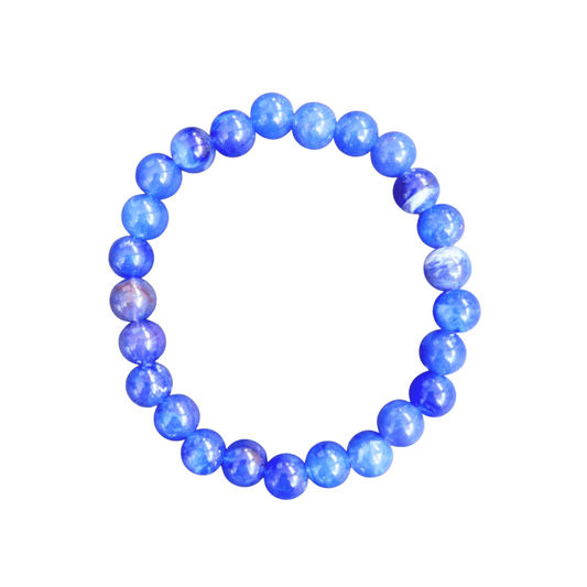 Blue Beaded Bracelet