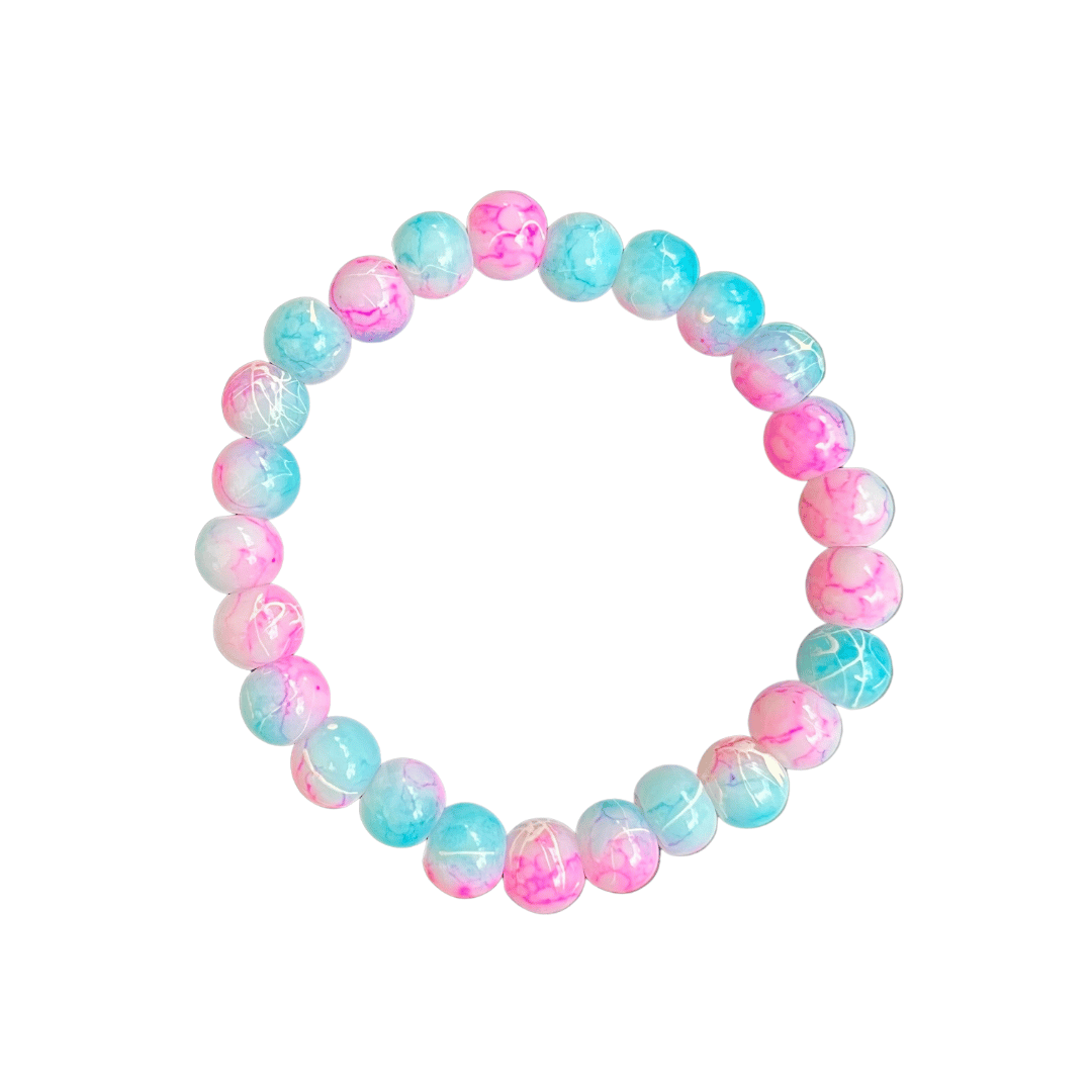 Bubble Gum Beaded Bracelet