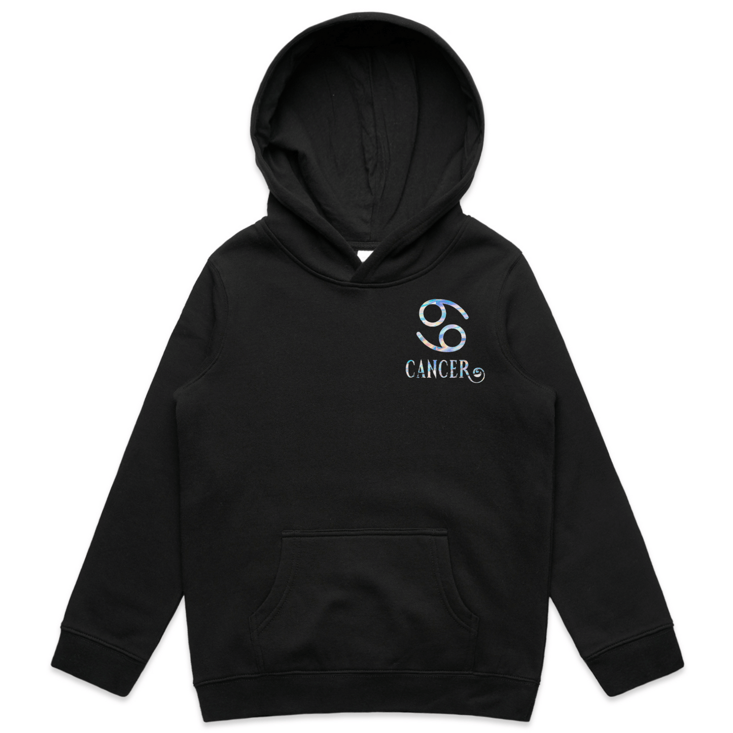 Womens Zodiac Hoodie - Black