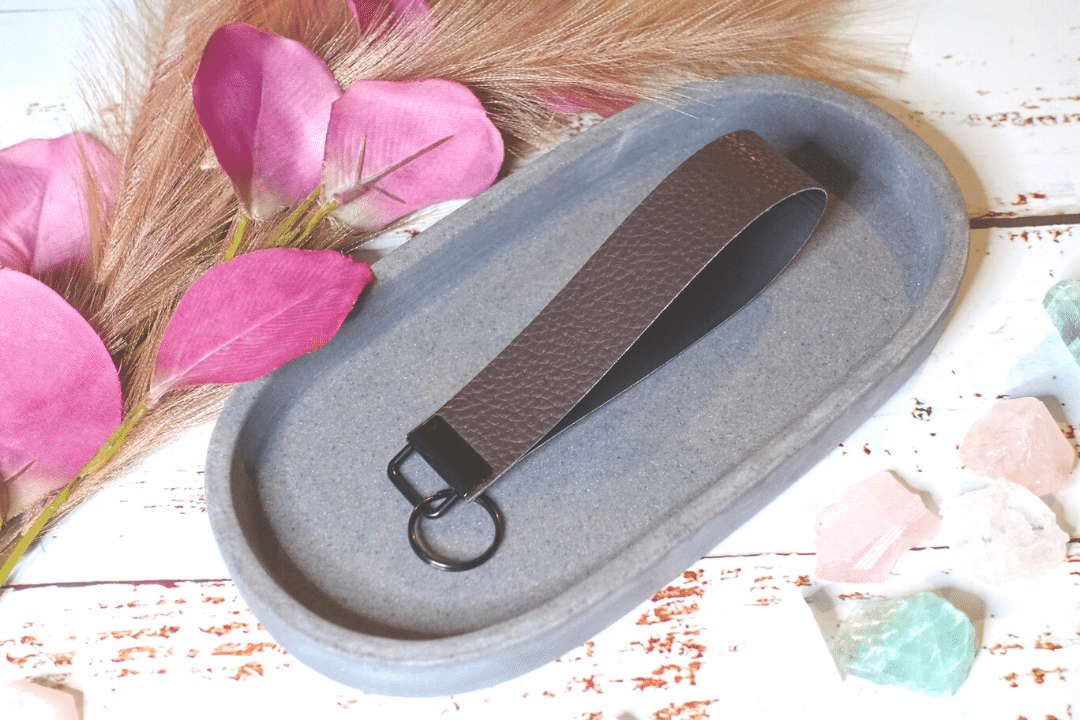 Faux leather wristlet keychains/keyfobs. Accessories for bags and more.