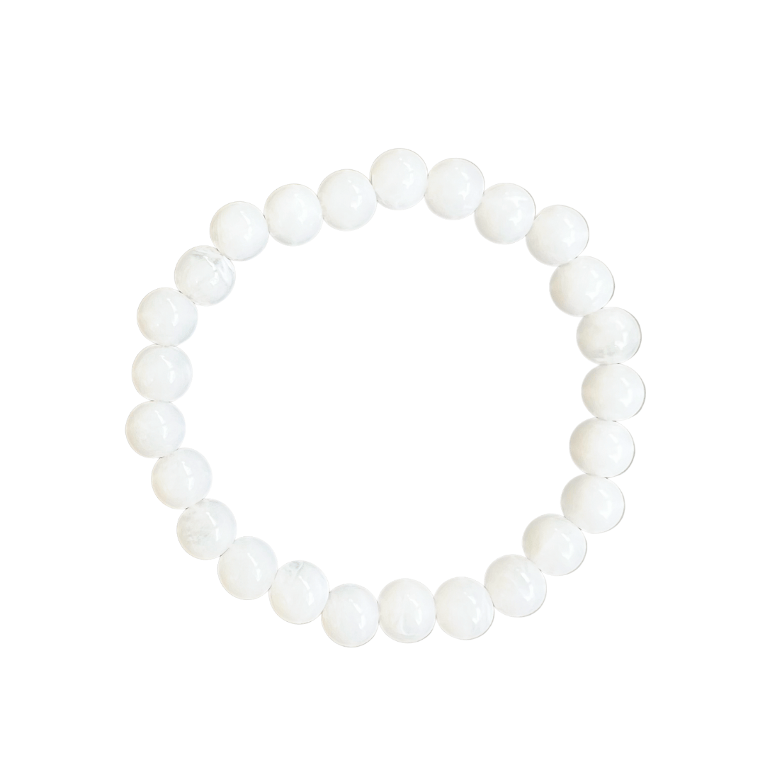 White Beaded Bracelet